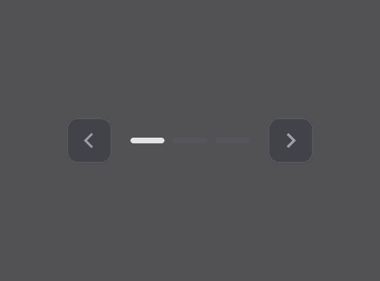 Pagination components dark